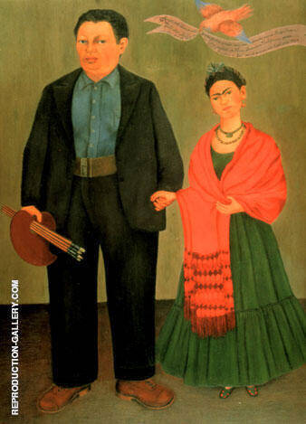 Frida and Diego Rivera 1931 by Frida Kahlo | Oil Painting Reproduction