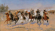 A Dash For Timber By Frederic Remington