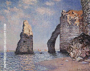 The Needle Rock and the Porte d' Aval 1885 | Oil Painting Reproduction