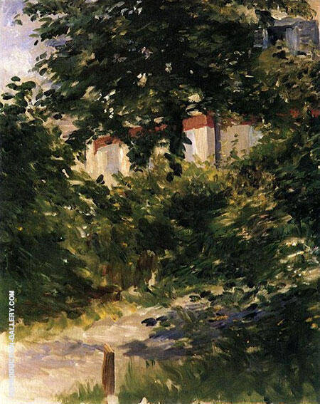 A Path in the Garden at Rueil 1882 | Oil Painting Reproduction