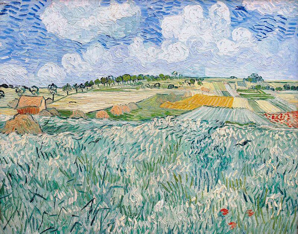 Plain Near Auvers 1890 by Vincent van Gogh | Oil Painting Reproduction