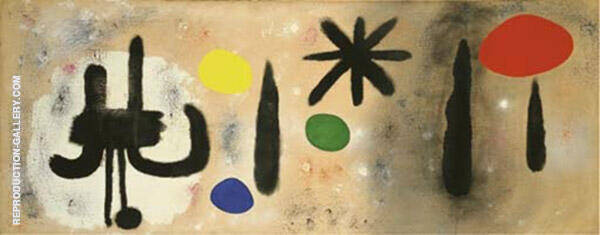 Painting 1952 by Joan Miro | Oil Painting Reproduction