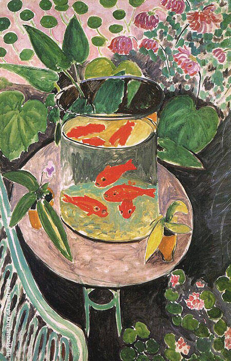 Goldfish c1912 by Henri Matisse | Oil Painting Reproduction