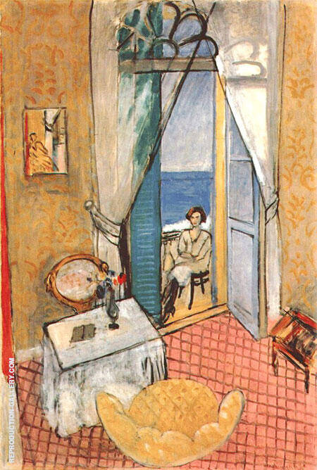 Large Interior Nice 1918 by Henri Matisse | Oil Painting Reproduction