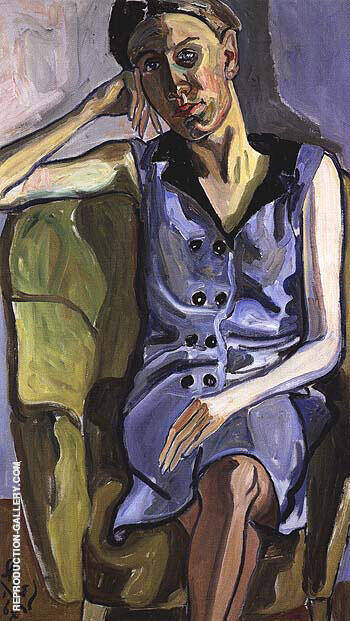 Eka 1964 by Alice Neel | Oil Painting Reproduction