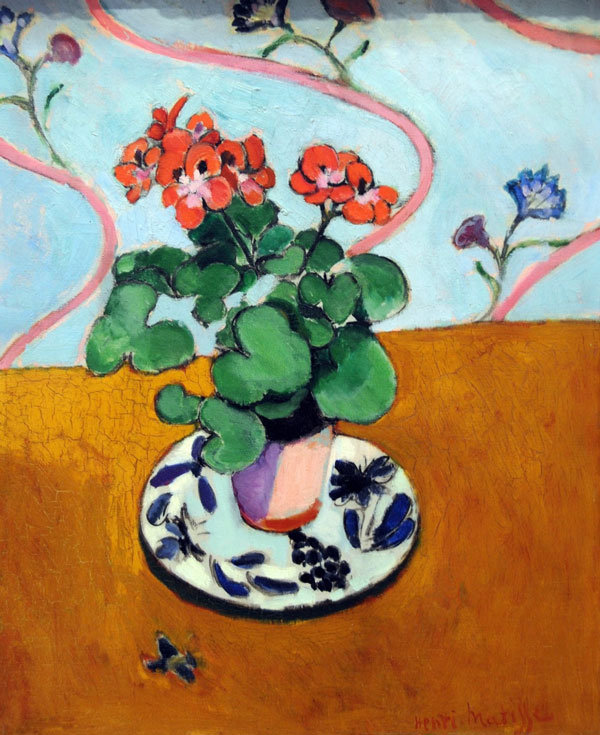 Geraniums 1910 by Henri Matisse | Oil Painting Reproduction
