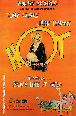 SOME LIKE IT HOT BILLY WILDER 1959 | Oil Painting Reproduction