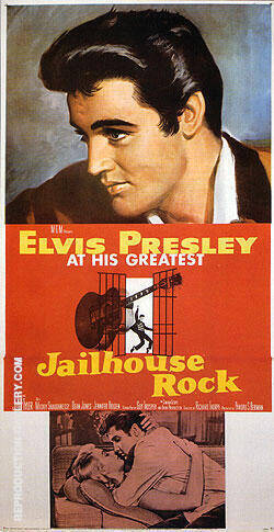 JAILHOUSE ROCK 1957 by Classic-Movie-Posters | Oil Painting Reproduction