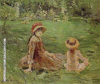 In the Garden Maurecourt 1884 | Oil Painting Reproduction