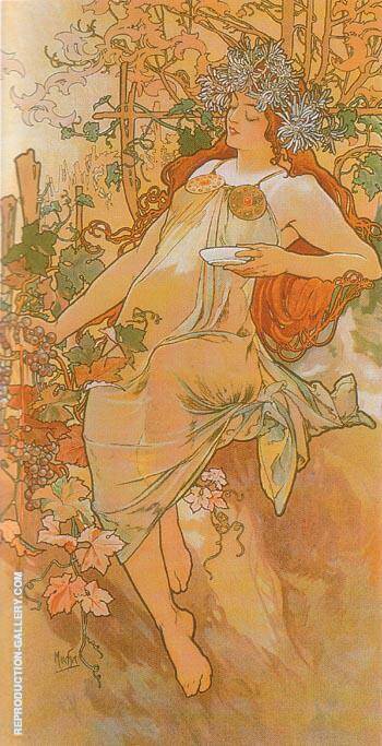 Number Painting for Adults Sarah Bernhardt Painting by Alphonse Mucha DIY  Oil Painting Paint by Number Kits