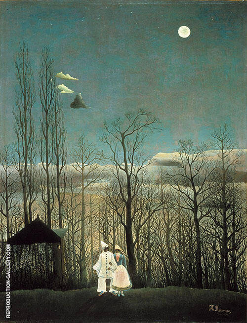 A Carnival Evening 1886 by Henri Rousseau | Oil Painting Reproduction