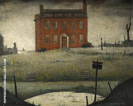 The Empty House 1934 by L-S-Lowry | Oil Painting Reproduction
