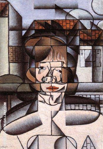 Portrait of Germaine Raynal 1912 by Juan Gris | Oil Painting Reproduction