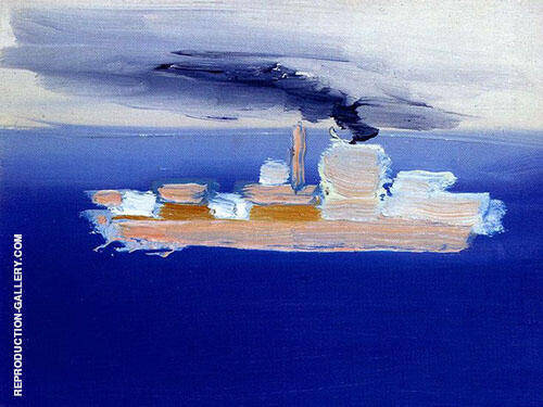 Marine 1954 by Nicolas De Stael | Oil Painting Reproduction