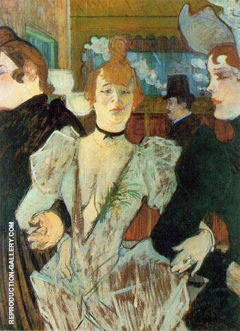 La Goulue Arriving at the Moulin Rouge with Two Woman 1892 | Oil Painting Reproduction