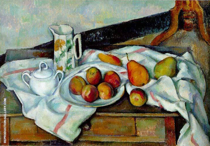 Peaches and Pears by Paul Cezanne | Oil Painting Reproduction