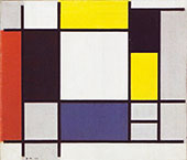 Piet Mondrian Reproduction Oil Paintings On Canvas
