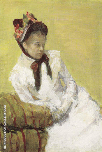 Portrait of the Artist 1878 by Mary Cassatt | Oil Painting Reproduction