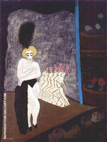 Burlesque 1936 by Milton Avery | Oil Painting Reproduction