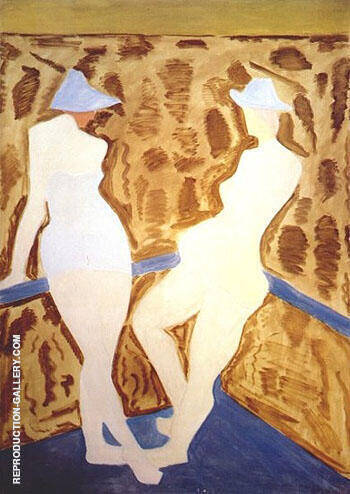 Two Figures 1960 by Milton Avery | Oil Painting Reproduction