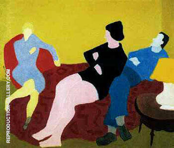 Three Friends 1944 by Milton Avery | Oil Painting Reproduction
