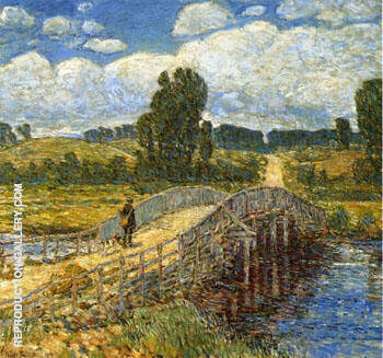 Bridge at Old Lyme by Childe Hassam | Oil Painting Reproduction