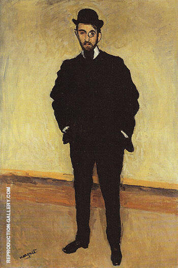Andre Rouveyre 1904 by Albert Marquet | Oil Painting Reproduction