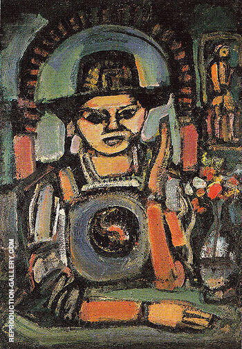 The Chinese Man 1937 by George Rouault | Oil Painting Reproduction