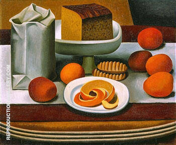 Still Life c1920 by Auguste Herbin | Oil Painting Reproduction