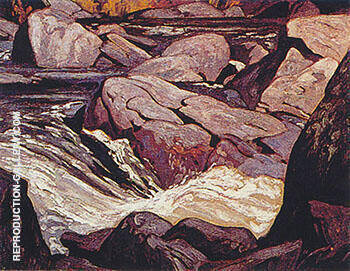 Palmer Rapids by A J Casson | Oil Painting Reproduction