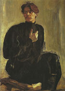 Portrait of the Writer Maxim Gorky 1905 By Valentin Serov