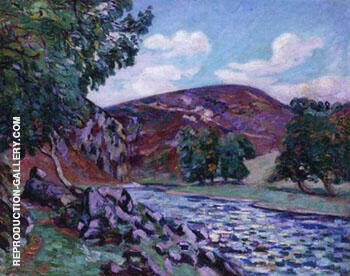 Crozant Landscape by Armand Guillaumin | Oil Painting Reproduction