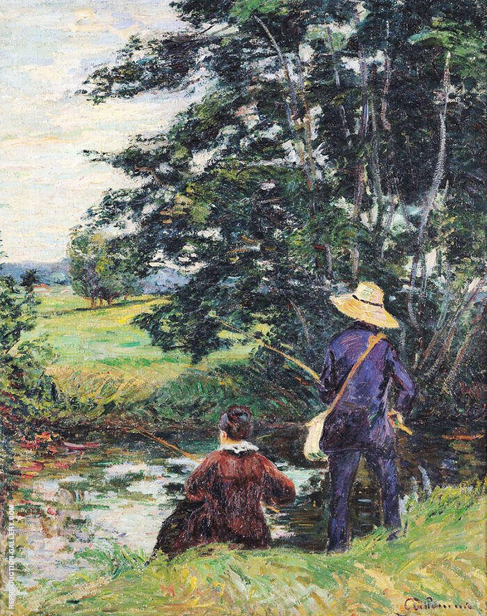 The Anglers 1885 by Armand Guillaumin | Oil Painting Reproduction