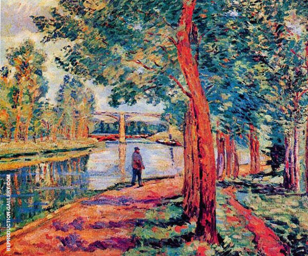 Near Moret 1902 by Armand Guillaumin | Oil Painting Reproduction
