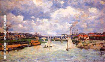 The Seine River at Charenton 1878 | Oil Painting Reproduction
