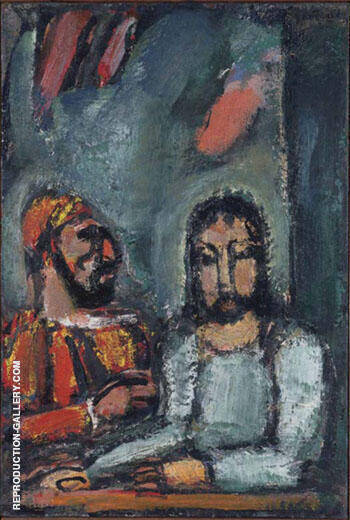 Christ and the High Priest by George Rouault | Oil Painting Reproduction