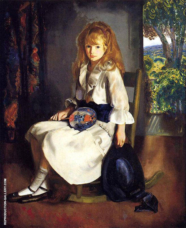 Anne in White 1920 by George Bellows | Oil Painting Reproduction