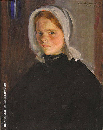 Little Lamerche ca 1900 by Cecilia Beaux | Oil Painting Reproduction