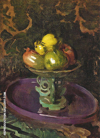 Still Life with Fruit c1918 by Cecilia Beaux | Oil Painting Reproduction