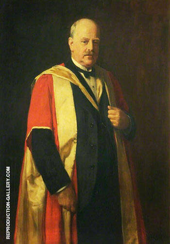 Dr J R Ashworth 1908 by John Maler Collier | Oil Painting Reproduction