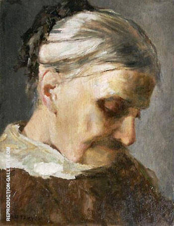 A Study of an Old Woman 1890 | Oil Painting Reproduction
