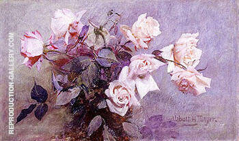 Roses by Abbott H Thayer | Oil Painting Reproduction