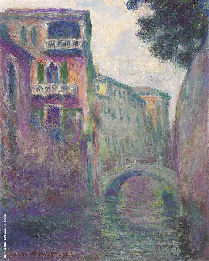 The Rio della Salute 1908 by Claude Monet | Oil Painting Reproduction