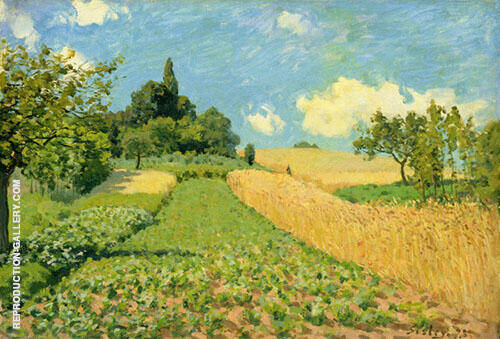 Wheatfields or Cornfields near Argenteuil 1873 | Oil Painting Reproduction
