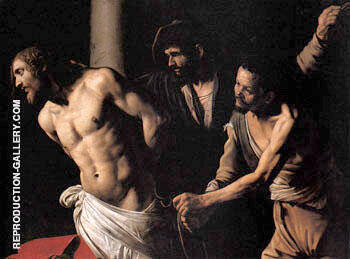 Flagellation of Christ c1606 by Caravaggio | Oil Painting Reproduction