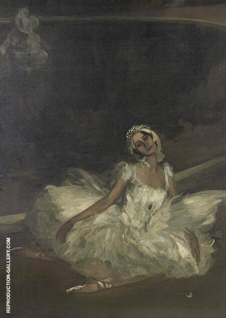 Le Mort du Cygne Anna Pavlova 1911 | Oil Painting Reproduction