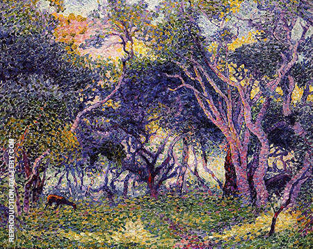 Undergrowth by Henri Edmond Cross | Oil Painting Reproduction