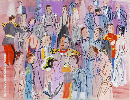 Reception at The Admiralty 1935 by Raoul Dufy | Oil Painting Reproduction