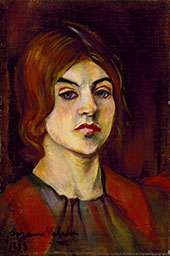 Self Portrait 1898 By Suzanne Valadon