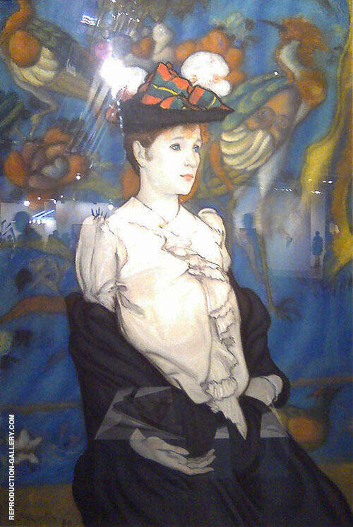 Femme Au Cha by Louis Anquetin | Oil Painting Reproduction